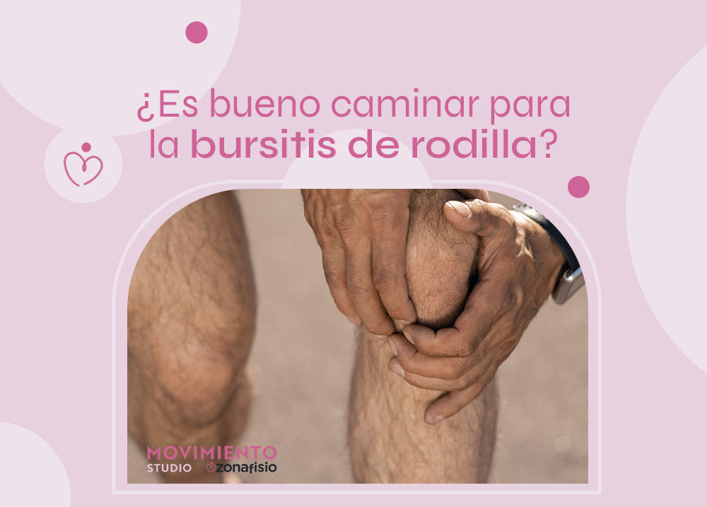 ¿Es bueno caminar para la bursitis de rodilla?